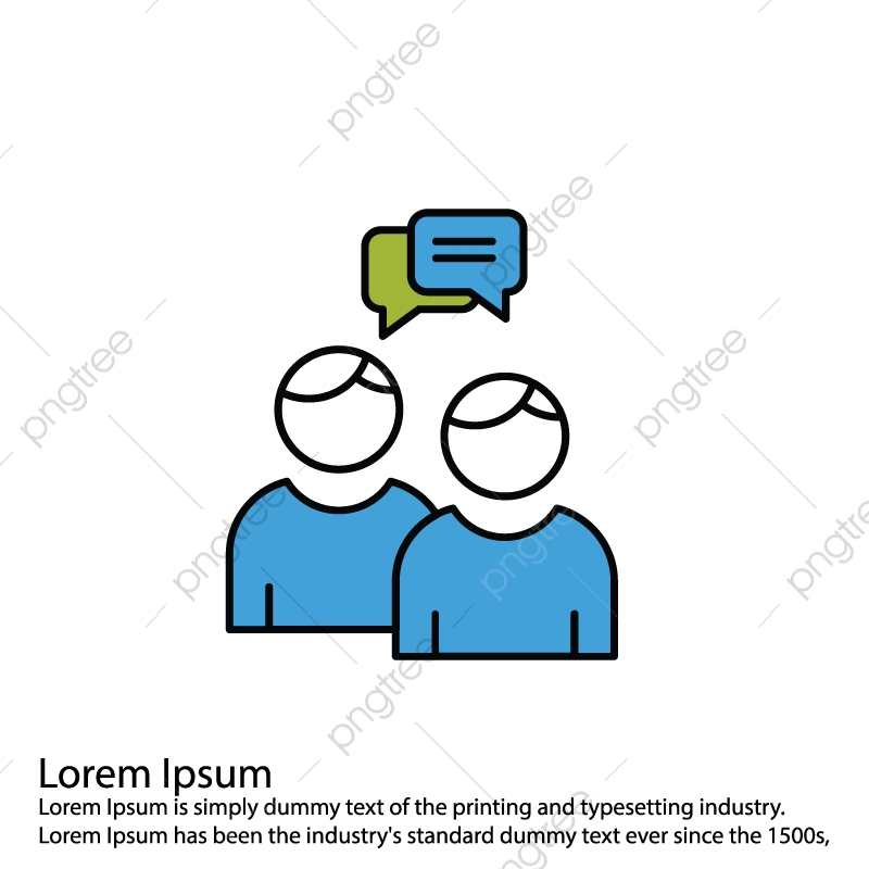 800x800 Vector Conversation Icon, Conversation Icon, Bubble, Chat Png