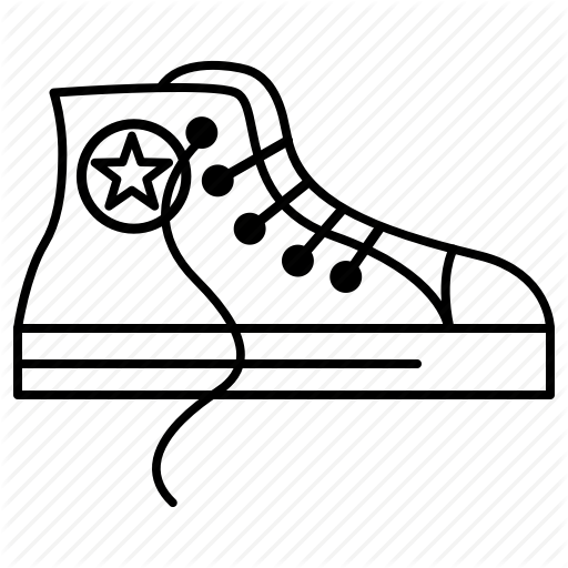 512x512 Blogger, Converse, Fashion, Hipster, Punk, Shoes, Sneakers Icon