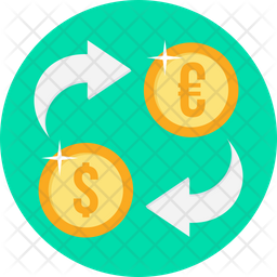 Convert Money Icon Of Rounded Style 256x256 Convert Money Icon Of Rounded Style
