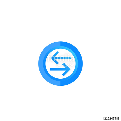 Exchange, Convert Vector Round Icon Stock Image And Royalty Free 500x500 Exchange, Convert Vector Round Icon Stock Image And Royalty Free