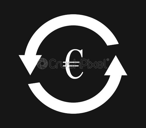 500x438 Converter Icon, Stock Vector Crushpixel