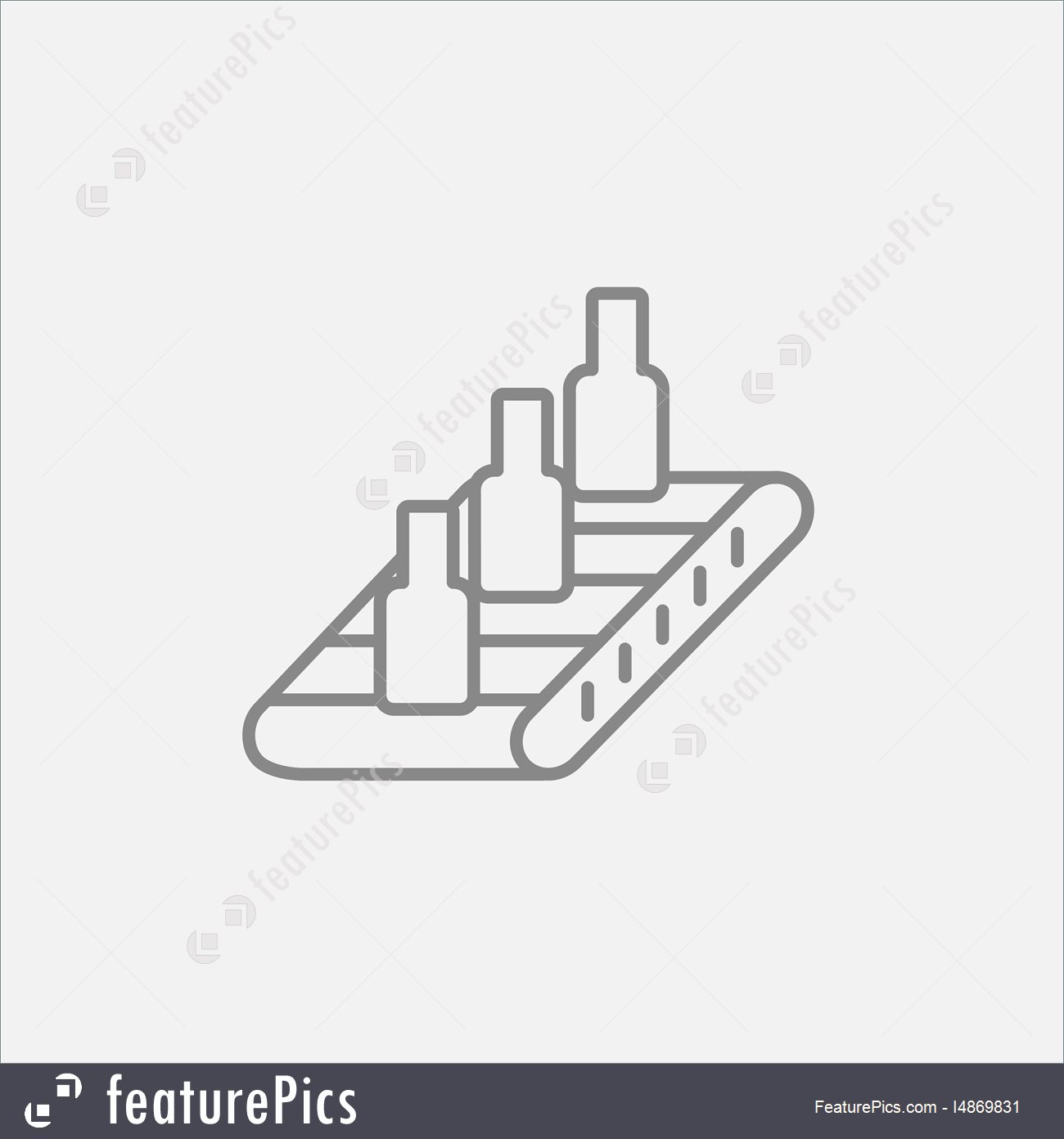 Emblems And Symbols Conveyor Belt System Line Icon 1300x1392 Emblems And Symbols Conveyor Belt System Line Icon