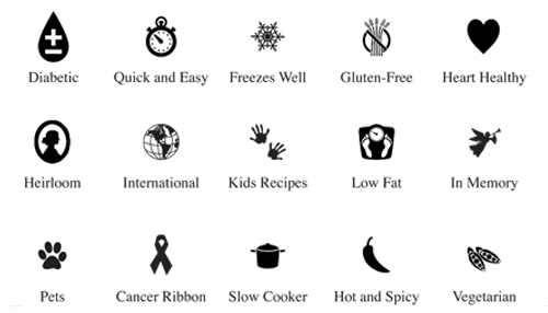Cookbook Recipe Icons Cookbook Publishers Inc 500x286 Cookbook Recipe Icons Cookbook Publishers Inc