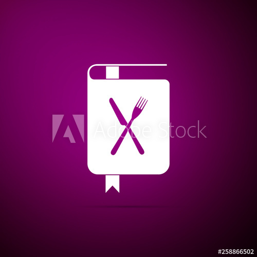 Cookbook Icon Isolated On Purple Background Cooking Book Icon 500x500 Cookbook Icon Isolated On Purple Background Cooking Book Icon