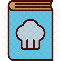 Recipe Book Icon Of Colored Outline Style 256x256 Recipe Book Icon Of Colored Outline Style