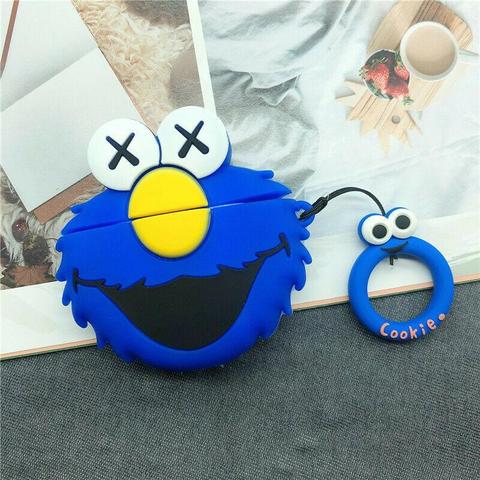 480x480 Cookie Monster Sesame Street Apple Airpods Case Free Shipping
