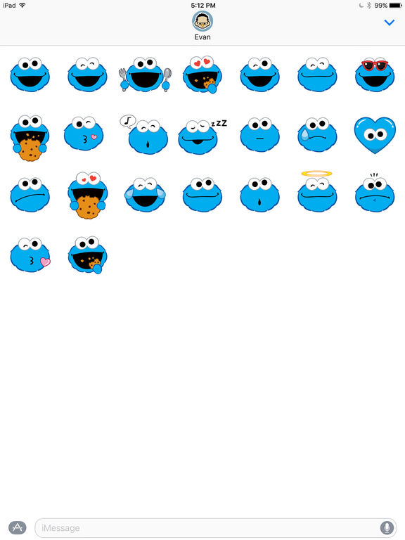 Cookie Monster Icon at Collection of Cookie Monster Icon free for personal use