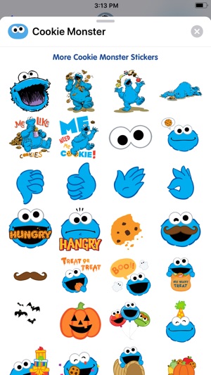 300x533 Cookie Monster Stickers On The App Store