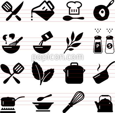 400x393 Cooking Icons