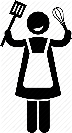 277x512 Cook, Cooking, Woman Icon