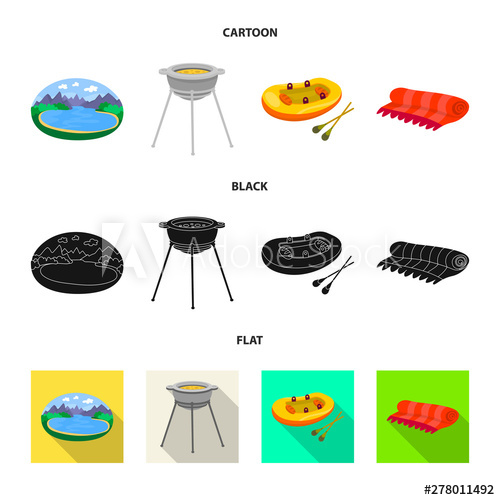 Isolated Object Of Cookout And Wildlife Icon Set Of Cookout 500x500 Isolated Object Of Cookout And Wildlife Icon Set Of Cookout