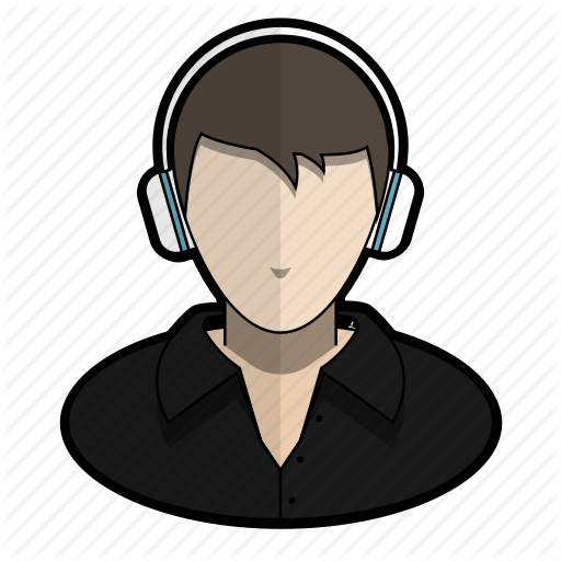 512x512 Avatar, Cool, Headphones, Music, Profile, Shirt, User Icon