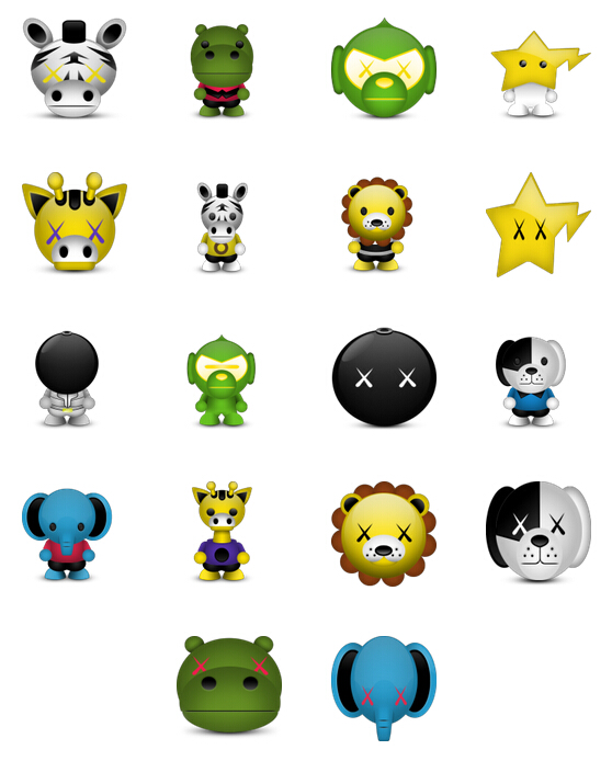 558x694 Designer Cool Look Small Animal Avatar Png Icon