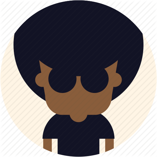 512x512 Afro, Avatar, Cool, Guy, Man, User Icon