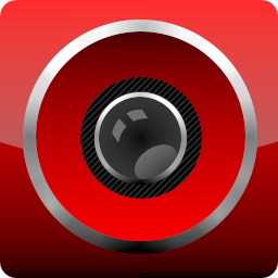 256x256 Red Camera Icon