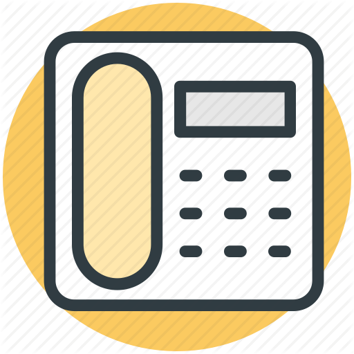 512x512 Contact Us, Digital Phone, Landline, Phone, Telephone Icon