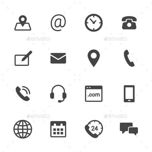 590x590 Best Icon Sets Contact Icons Vector