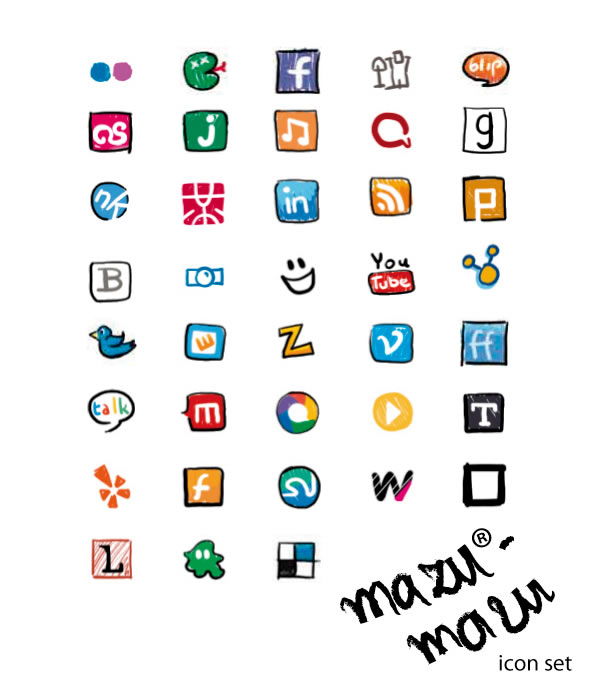 597x697 Cool And Fresh Icon Sets For Developers And Designers