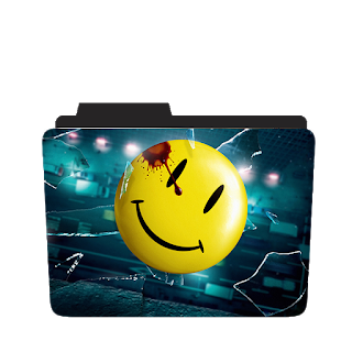 320x320 Blood Smiley Folder Icon, Smiley, Blood, Broken Glass Creativefolders