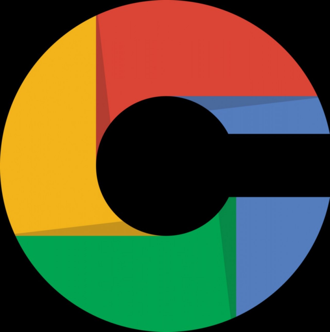 black google chrome app icon