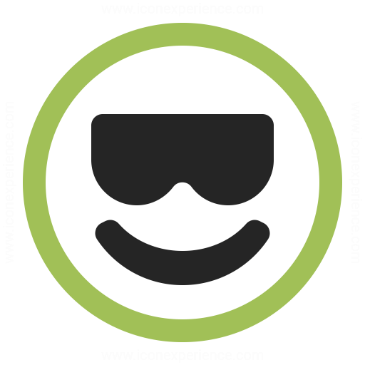 Emoticon Cool Icon Iconexperience 512x512 Emoticon Cool Icon Iconexperience