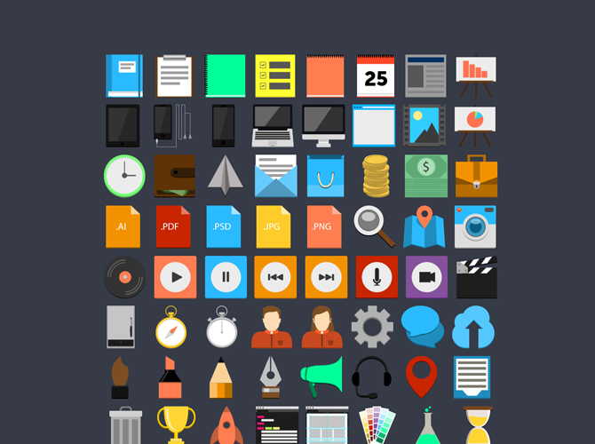 670x500 Cool Icon Sets