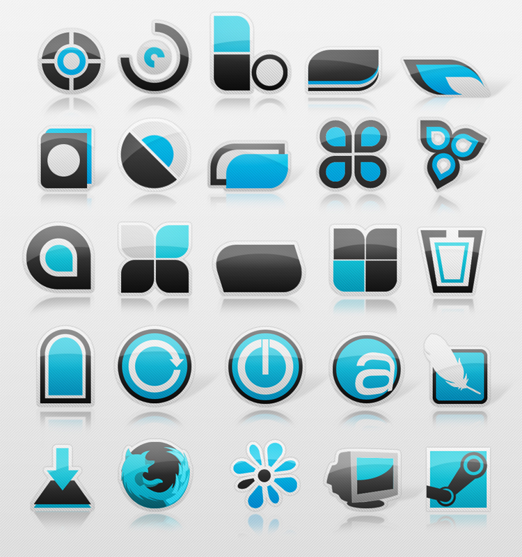 750x800 Cool Icon Sets
