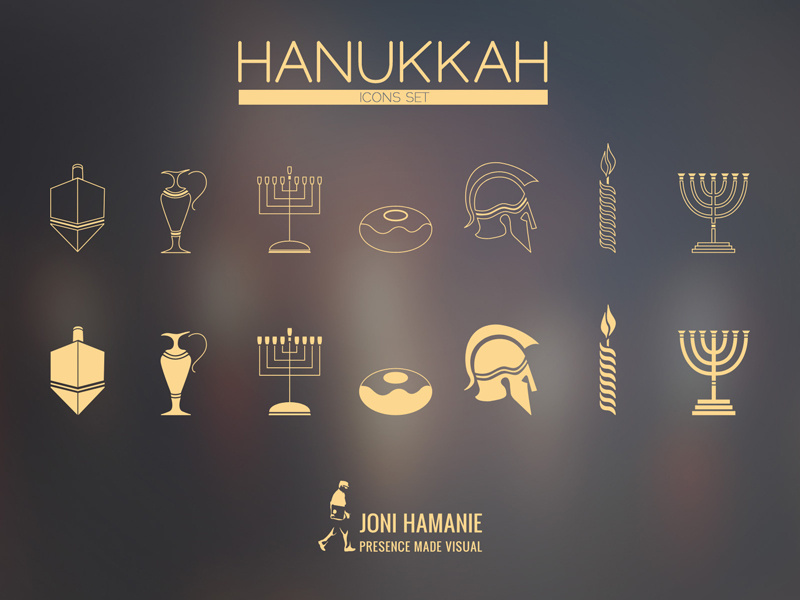 800x600 Hanukkah Icons