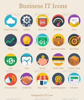 290x344 Here's A Cool Modern Flat Business Icon Set You Might Find Useful