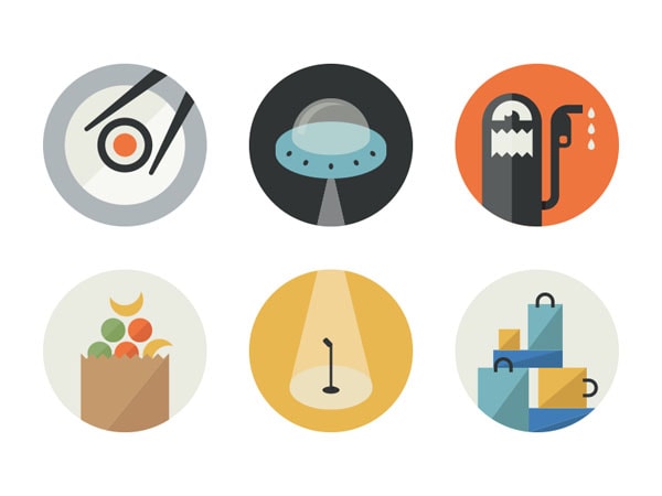 600x450 More Flat Icon Designs