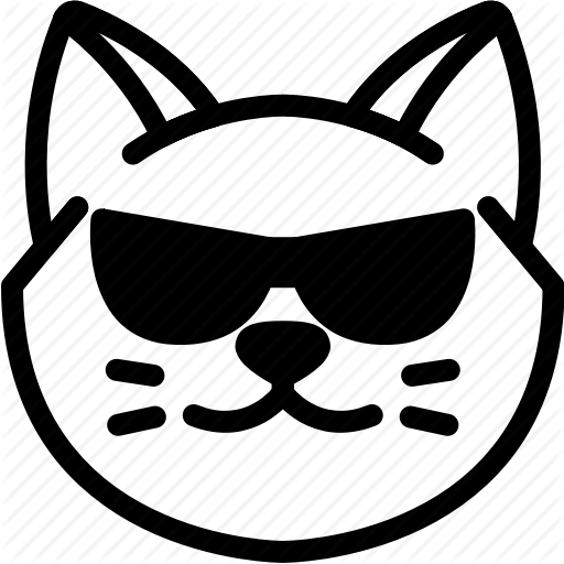 Cat, Cool, Emoji, Emotion, Expression, Face, Feeling Icon 512x512 Cat, Cool, Emoji, Emotion, Expression, Face, Feeling Icon