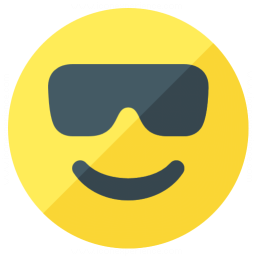 256x256 Iconexperience G Collection Emoticon Cool Icon