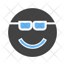 128x128 Cool Emoji Icon Of Flat Style