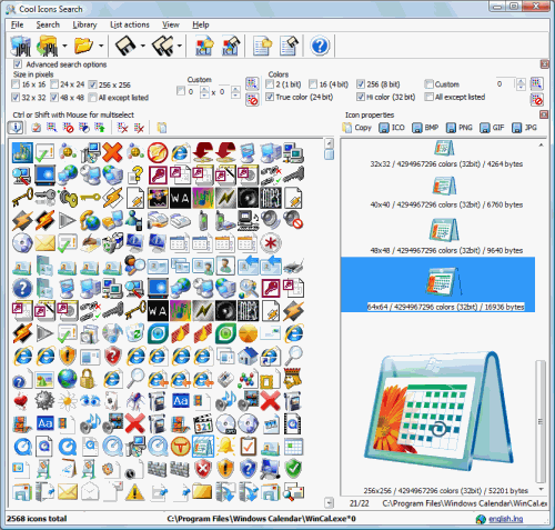 500x477 Cool Icons Search Finds All Icons On Your Computer
