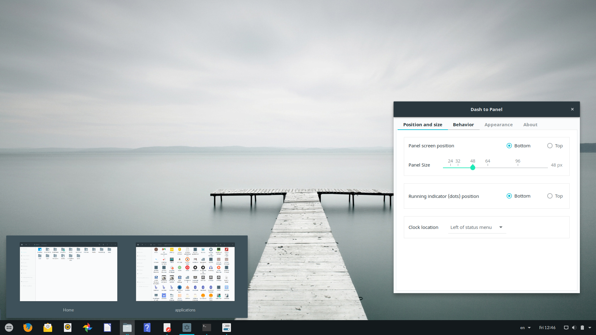 1920x1080 Dash To Panel` Is A Cool Icon Taskbar For Gnome Shell Web