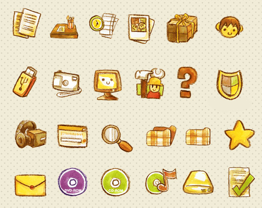 540x428 Cool Icon Sets For App Design