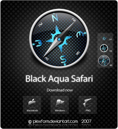 446x490 Black Aqua Safari