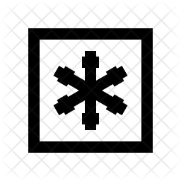 256x256 Cooling Icon Of Line Style
