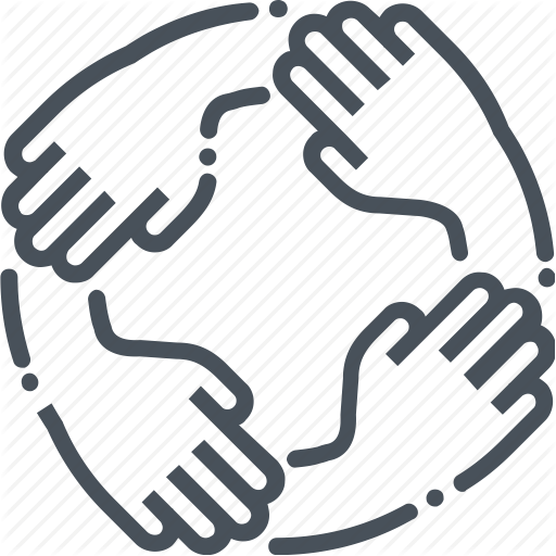 512x512 Cooperation, Hand, Hands, Partnership, People, Team, Unity Icon