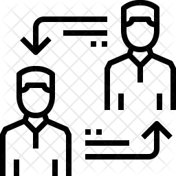 256x256 Cooperation Icon Of Line Style