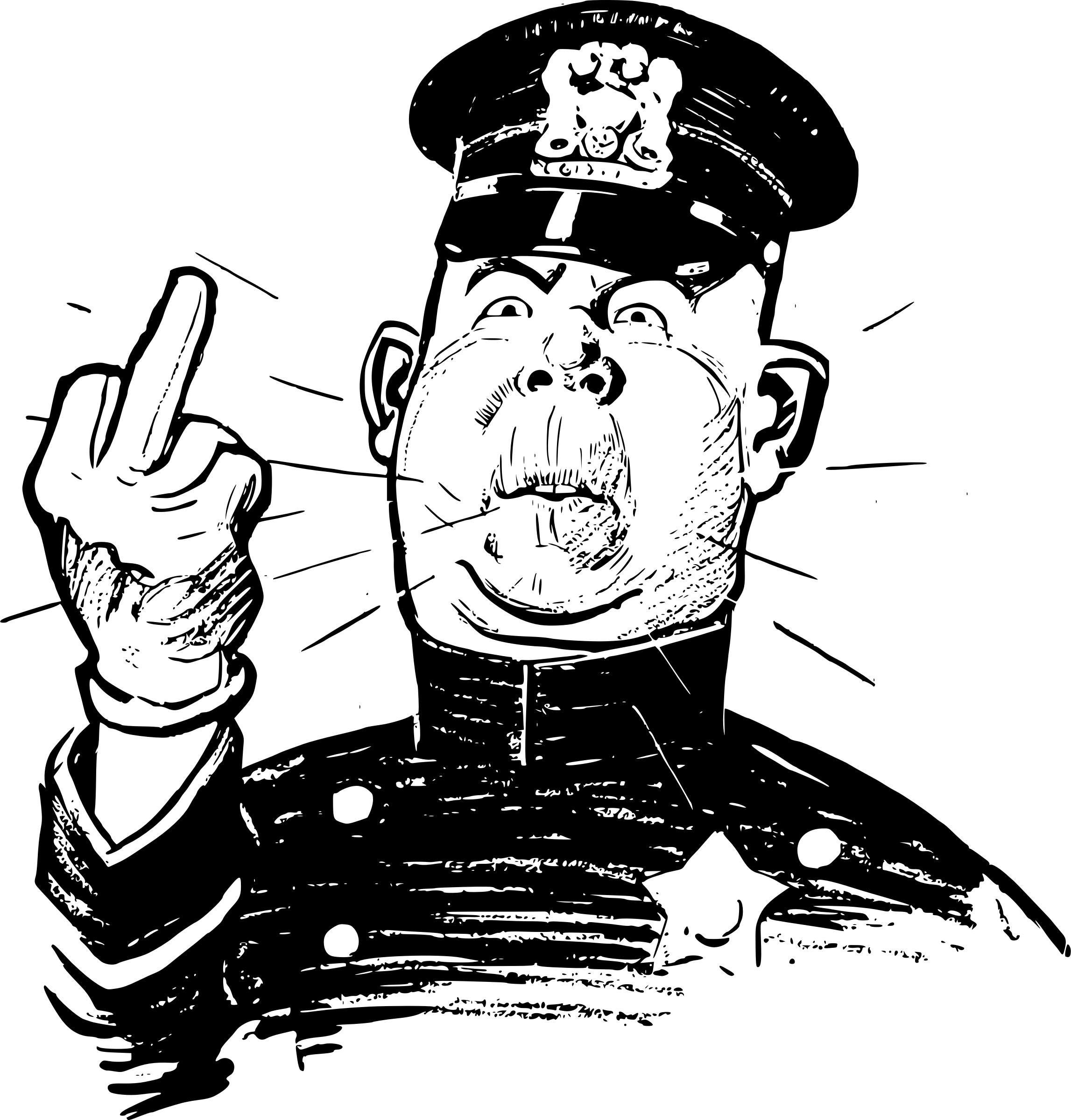 2294x2400 Middle Finger Cop Icons Png