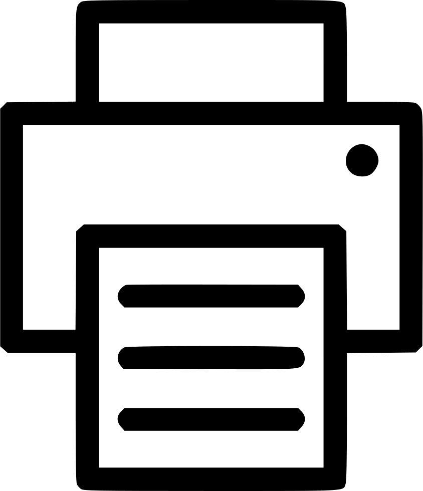 844x980 Printer Copier Print Png Icon Free Download