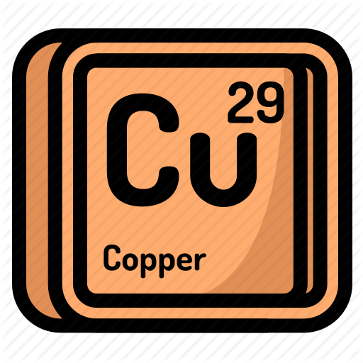 512x512 Atom, Atomic, Chemistry, Copper, Element, Mendeleev Icon