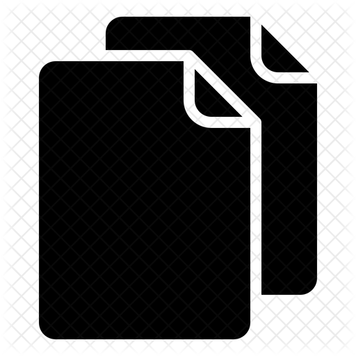 512x512 Copy Icon Of Glyph Style