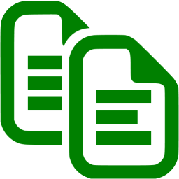 256x256 Green Copy Icon