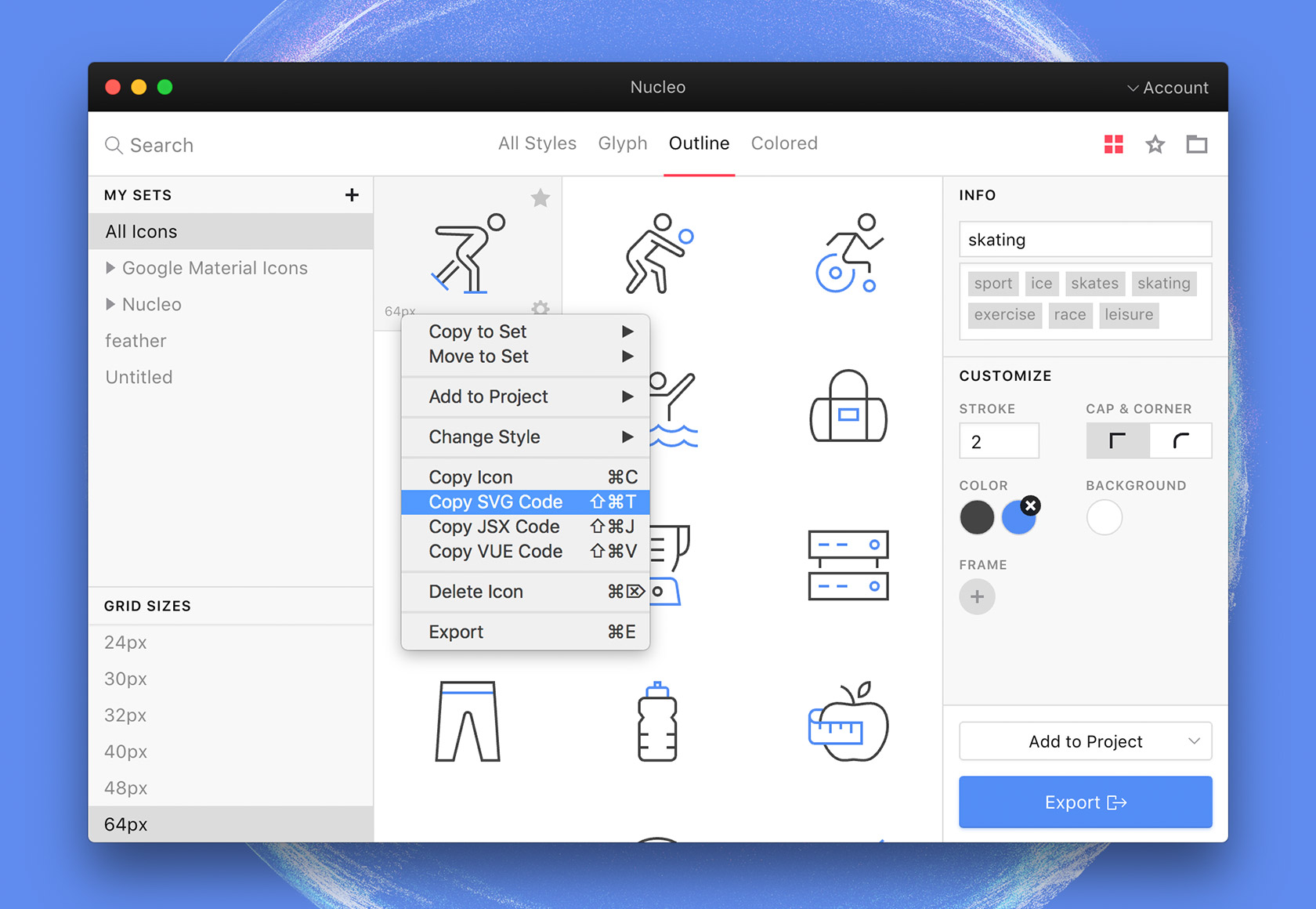1680x1160 Exporting Icons