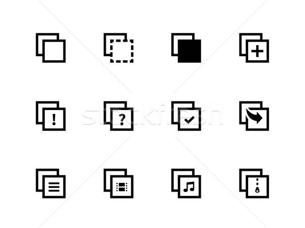 600x450 Copy Paste Icons For Apps, Web Pages Vector Illustration Vector