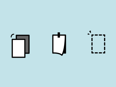 400x300 New Copy, Paste, And Cut Icons