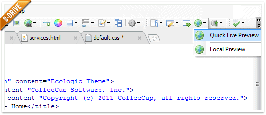 540x235 S Drive Academy Sync With The Html Coffeecup Software