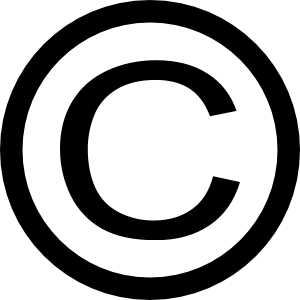 300x300 Thin Copyright Symbol Png, Clip Art For Web